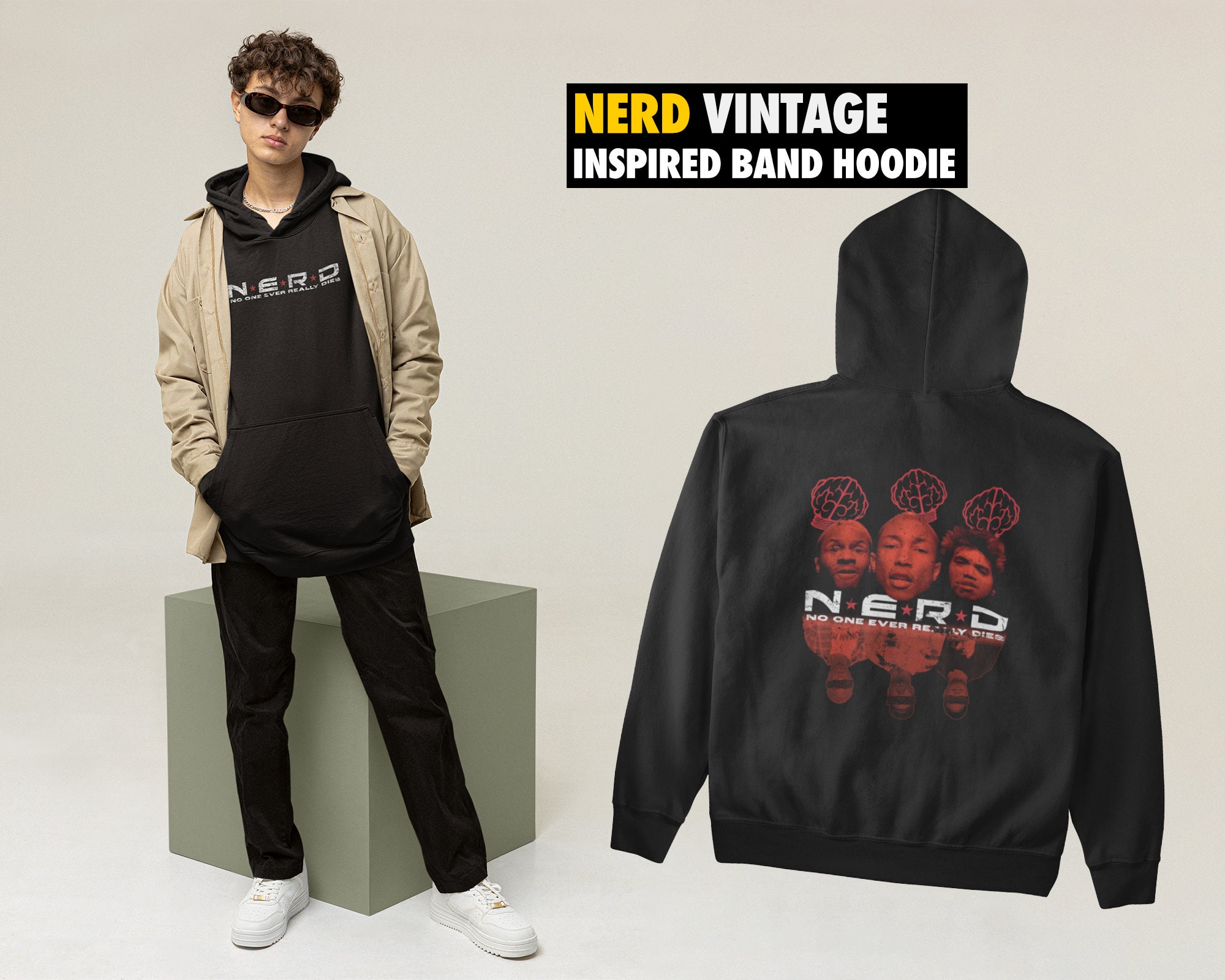 Pharrell Williams Nerd - Etsy