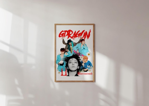 G-Dragon デジタルポスター K-POP ウォールアート | BigBang ファン