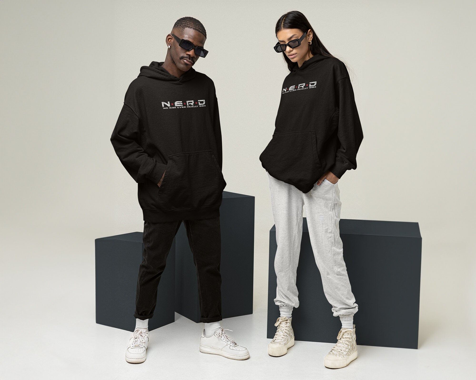 N.E.R.D Vintage Inspired Band Hoodie - Etsy