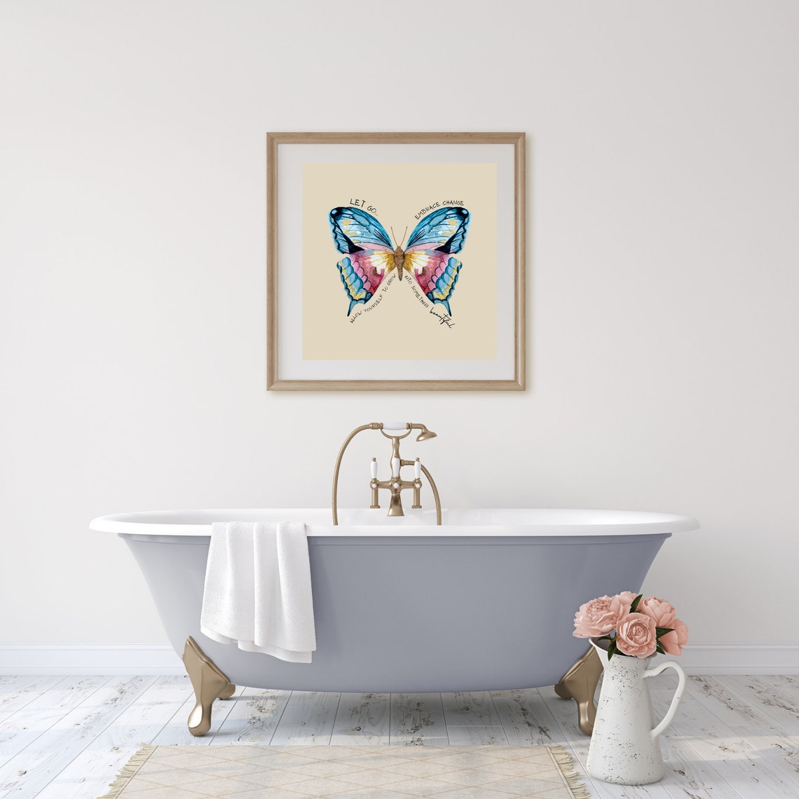 CHANGE Wall Art Motivation Affirmation Home Decor Etsy