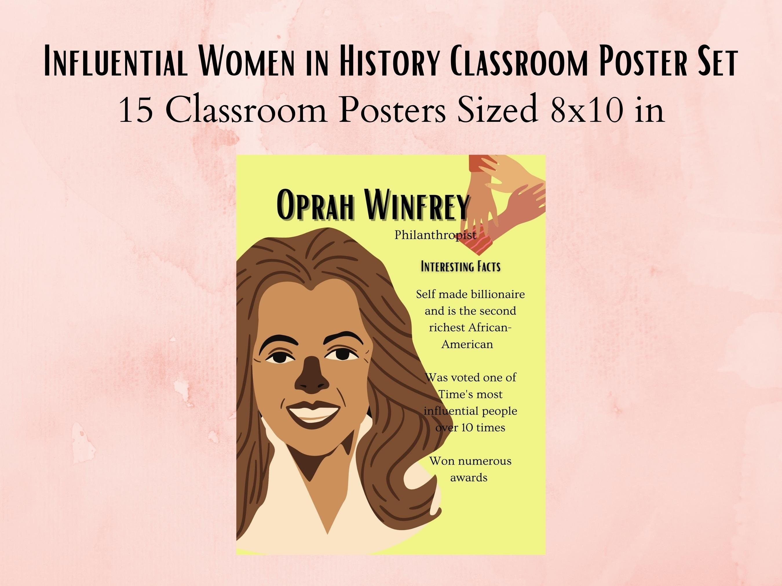 Influential Women Classroom Poster Set, Science Classroom Décor, Women ...