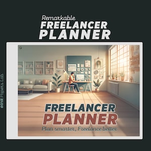 Freelancer Planner | Project Planner | Project Management | Undated | remarkable 2 | remarkable Paper Pro | BOOX | E-ink Template