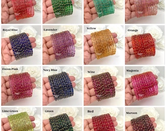 Viral premium quality Rain drop Glass Bangles/ Indian Jewelry/ one dozen pack/ Pack of 12 bangles