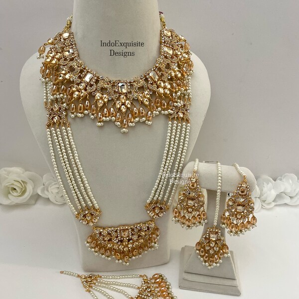 Pakistani Bridal Jewelry Set Etsy