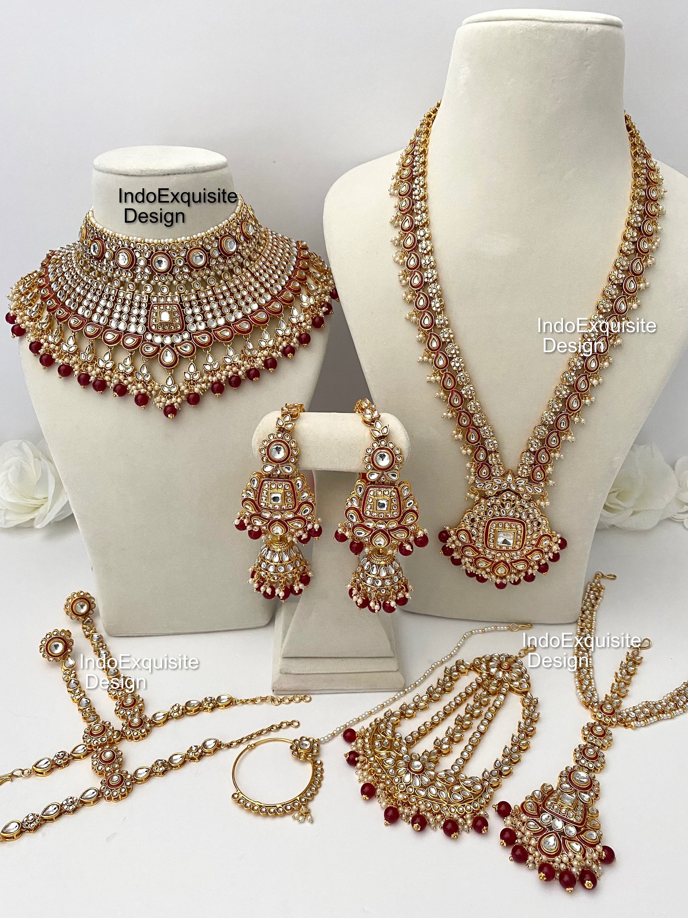 Lehenga jewellery sale set with price