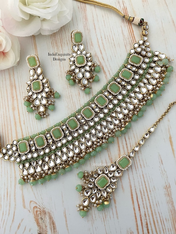 Punjabi kundan jewellery sale