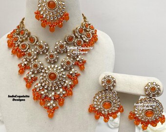 thumbnail image 2 of Amscan Bling Bead Party Necklace - 30 Orange Metallic Mardi Gras Style Necklaces 2 of 12