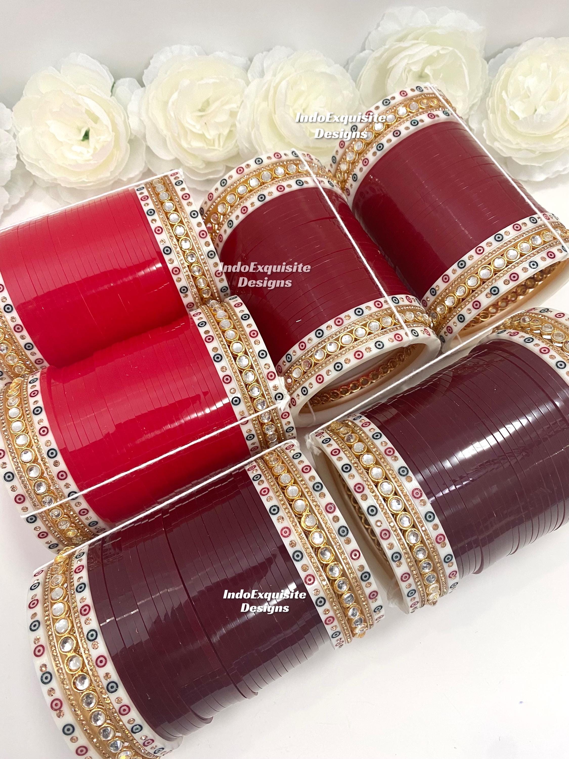 Indian Bridal Traditional Choora Set/ Wedding Chooda/traditional