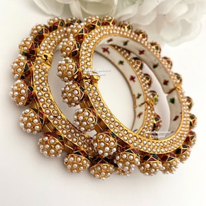 Rajwadi Kada/ Pachali bangles/ Meenakari Openable Kada/Indian Wedding jewelry/Kundan bridal bangles set/Gold plated Kada