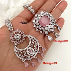 American Diamond Maang Tikkas / CZ tikka/ Zircon tikka/ CZ Bindi/ CZ Head piece /High quality Jewelry