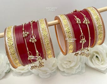 Indian Bridal Small/Mini trending Kashmiri Choora Set/ Wedding Chooda/ Bridal Bangles