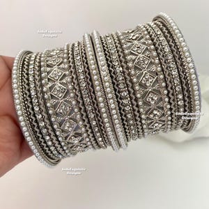Indian Silver Bangle - Etsy Canada