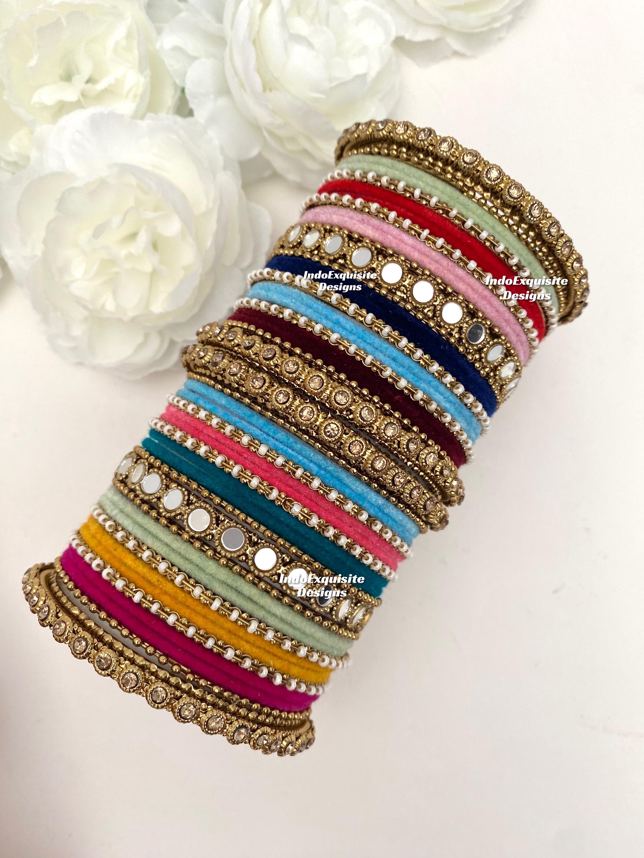 Ndsche Ethno 1 Stück Verslberte Damanté Armrefen, Ndscher Schmuck, Pakstanscher Schmuck