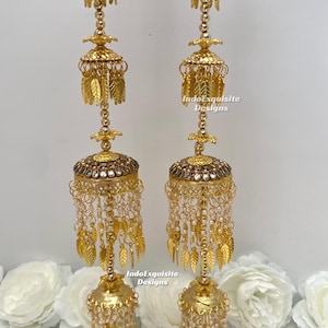 Traditional Sleek Kundan Kaleere, Wedding Kalire/Bridal Kaleere/high quality kaleere/ Punjabi kundan kalire