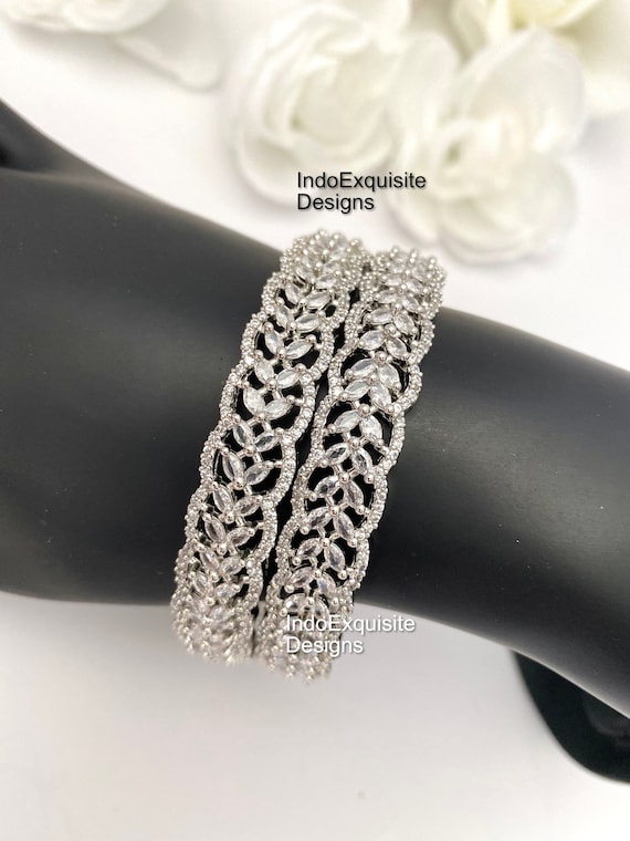 American diamond kangan deals