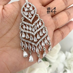American Diamond Maang Tikkas / CZ tikka/ Zircon tikka/ CZ Bindi/ CZ Head piece /High quality Jewelry
