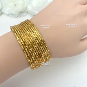 Premium quality Gold Plated bangles/Real Gold look choori/ Indian gold plated jewelry/High quality gold bangles