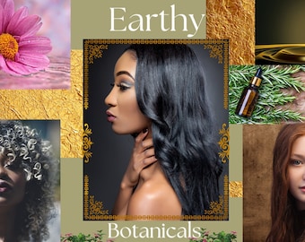 Natural Hair Growth Oil - Organic, Ayurvedic, Herbal Infused & Botanical-Nutrient-Rich oils.