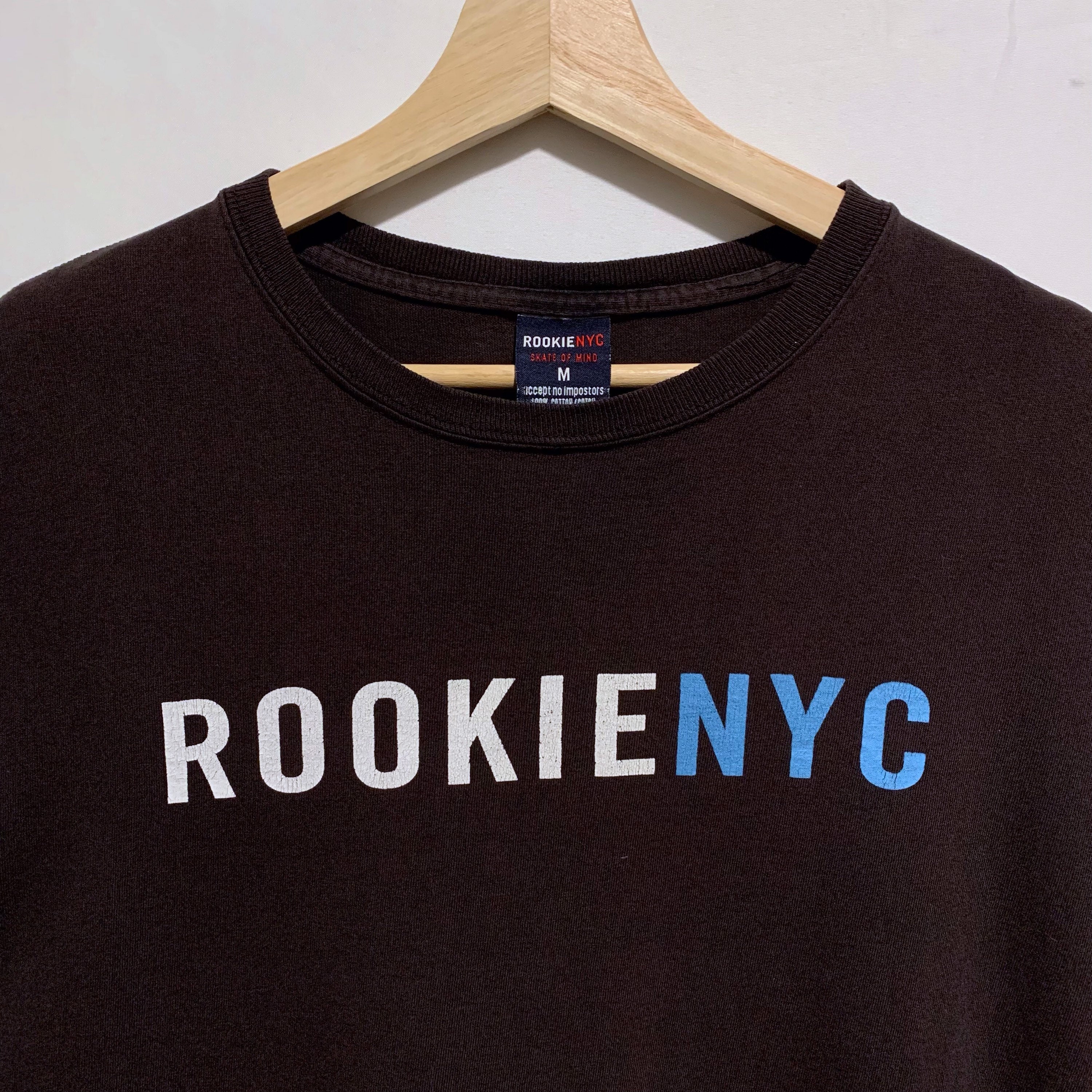 Vintage 90s Rookie Skateboards NYC Skate of Mind Rare