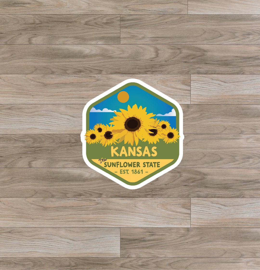 Kansas Weather Sticker Kansas (KS) State Sticker or Magnet - Etsy