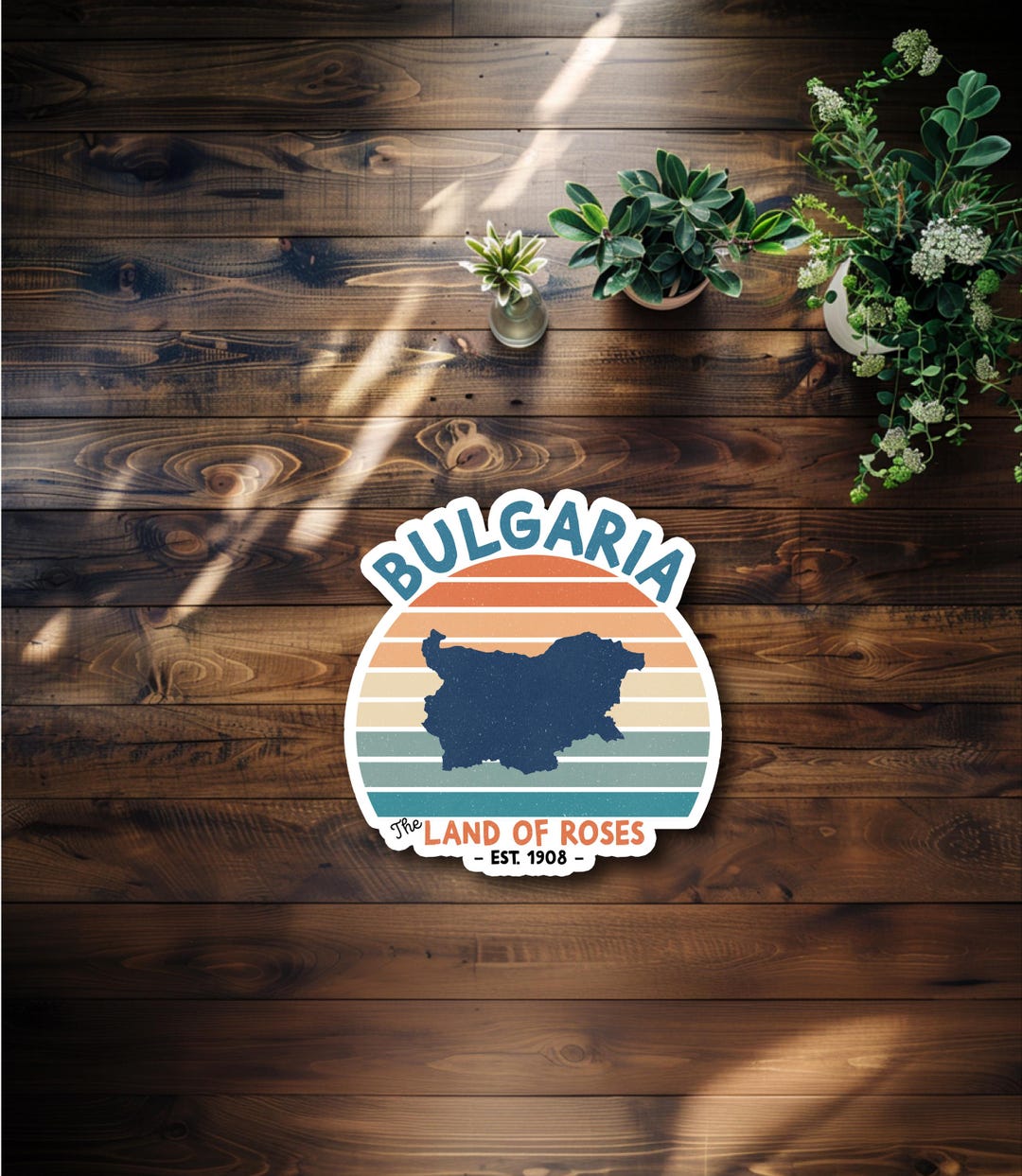 Retro Bulgaria Waterproof Sticker or Magnet - Etsy