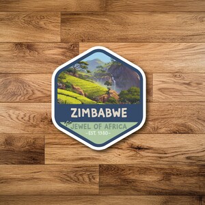 Zimbabwe Sticker or Magnet