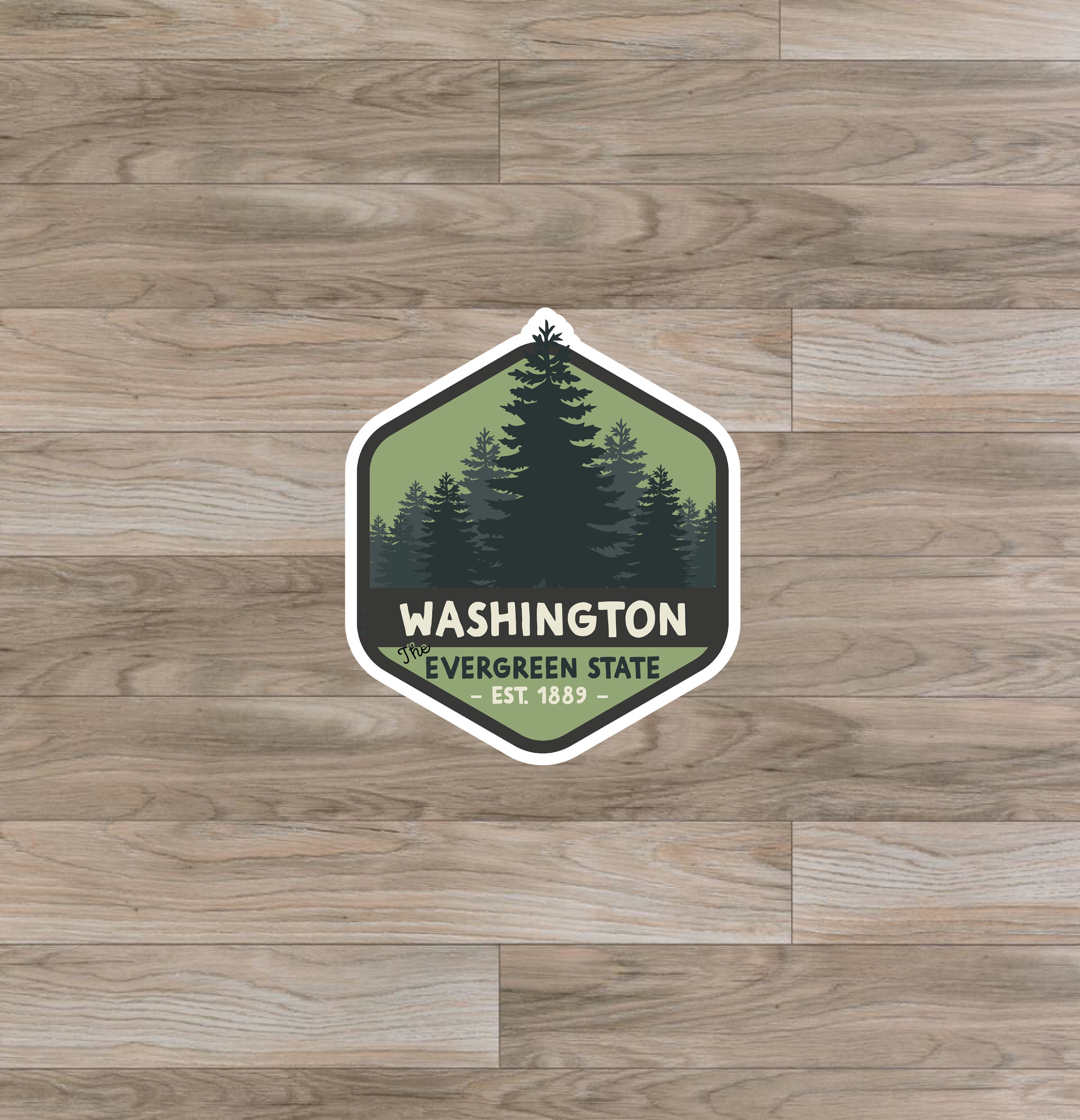 Washington (WA) State Sticker or Magnet