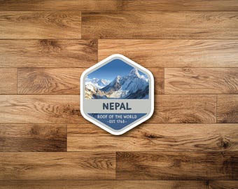 Nepal Sticker or Magnet