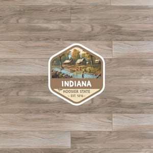 Indiana (IN) State Sticker or Magnet