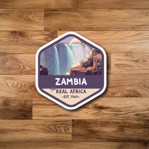Zambia Sticker or Magnet