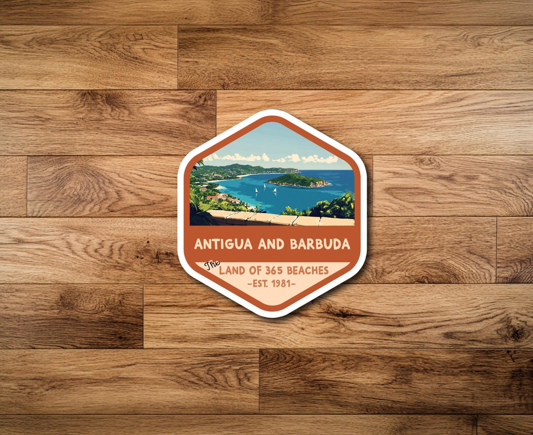 Antigua and Barbuda Sticker or Magnet - Etsy