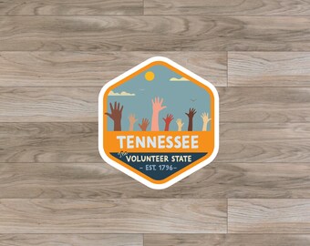 Tennessee (TN) State Sticker, Magnet or Mug