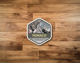 Monaco Sticker or Magnet