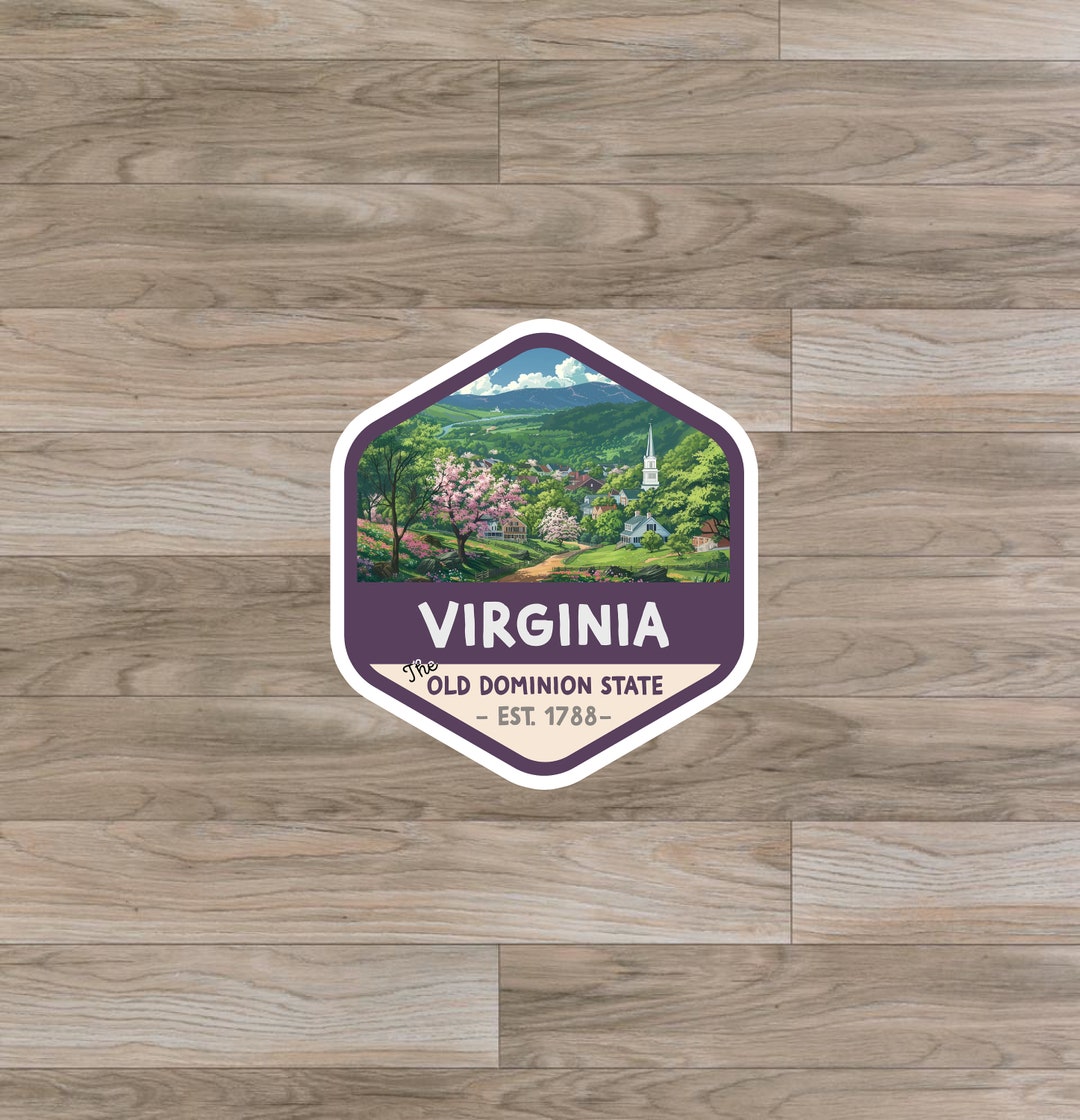 Virginia (VA) State Sticker or Magnet - Etsy