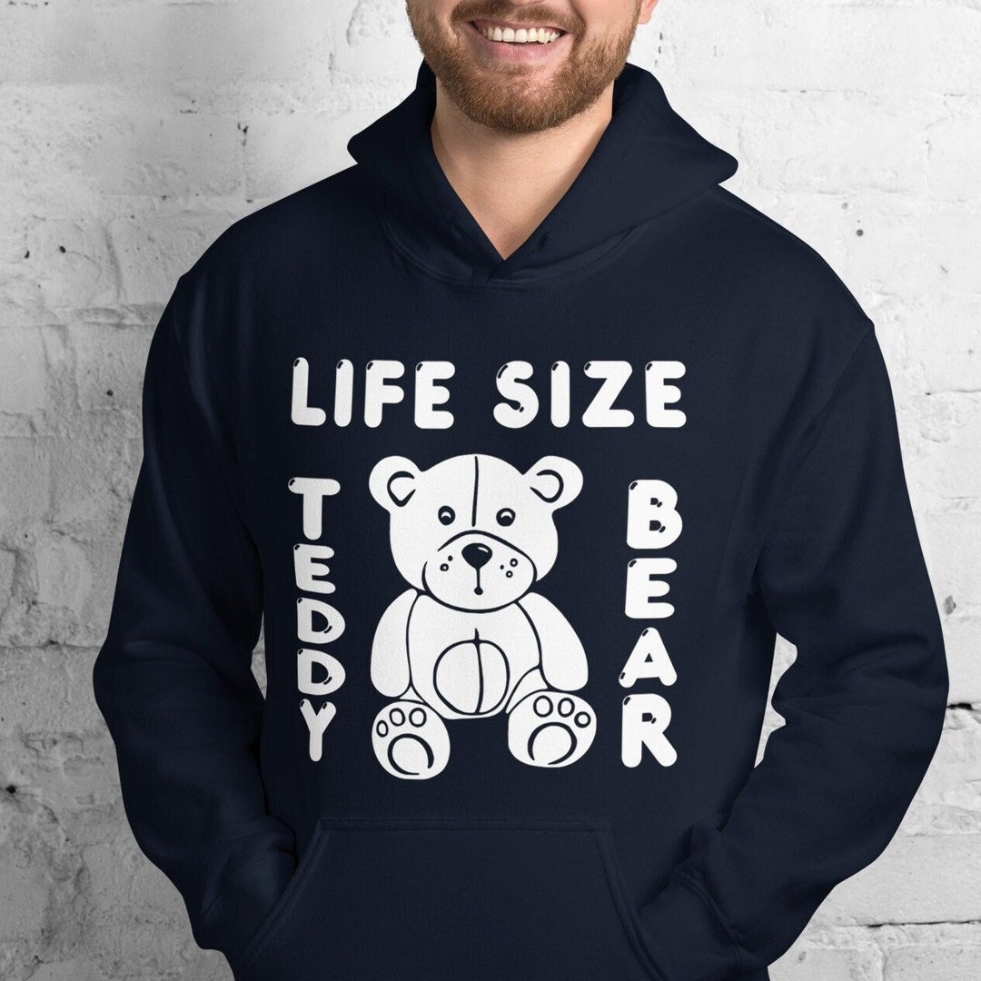 Mens teddy bear hoodie new arrivals