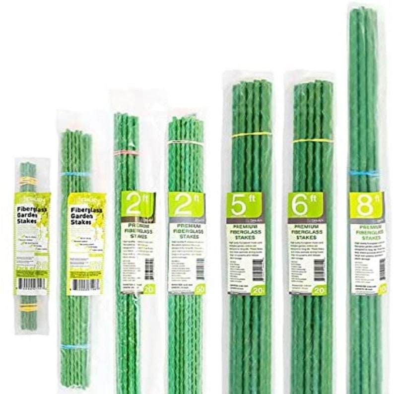 Ecofriendly Fiberglass Garden Stake Durable & Sturdy Flower Etsy