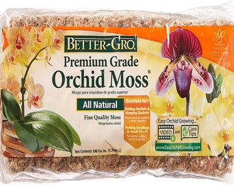 Better-gro Premium Grade-organic-sphagnum Long Fibered Orchid Moss 190  Cu.in/1.3585l 