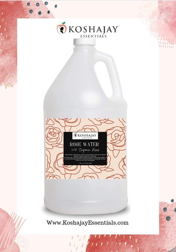 Rose Water Bulk 128 Oz 1 Gallon Wholesale Floral Water Vegan Etsy