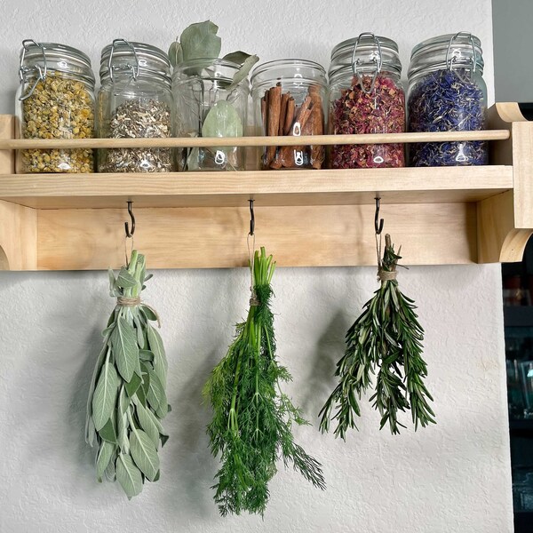 Herb Drying Rack Etsy