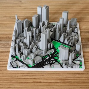 Modèles de cartes personnalisés imprimés en 3D : donnez vie à un lieu qui vous tient à coeur en 3D !