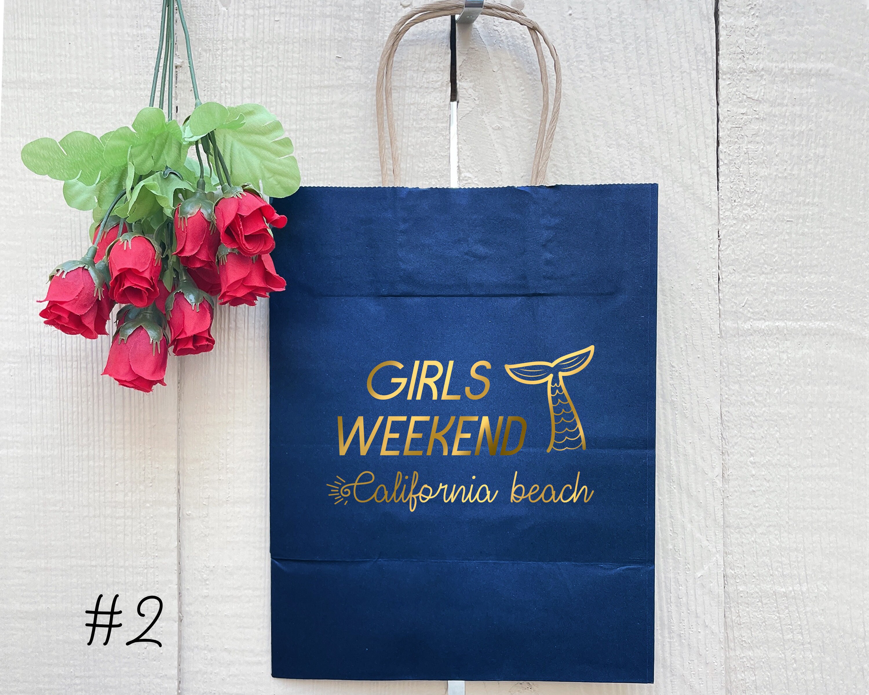 Girls Weekend Gift Personalized Gift Bag Girls Trip Gift Etsy