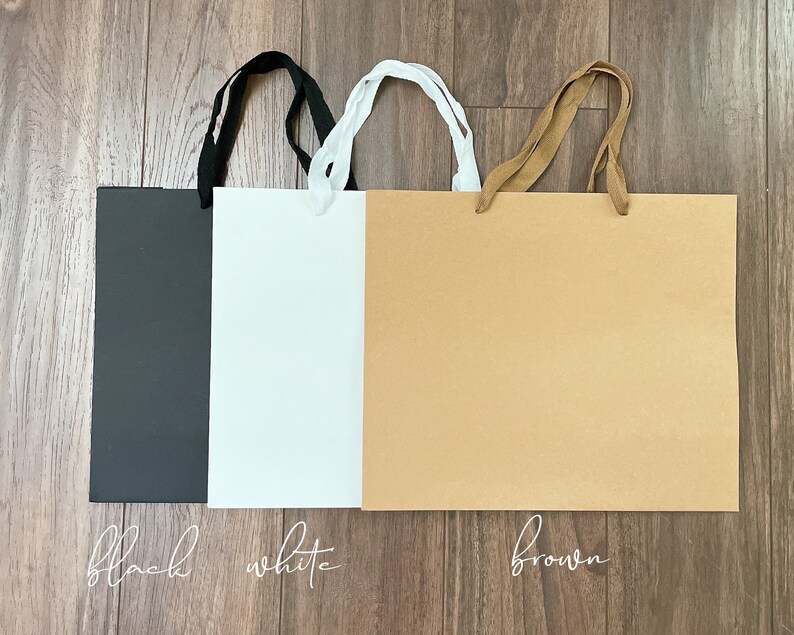 Happy Birthday Gift Bag Birthday Kraft Bag Personalized Etsy