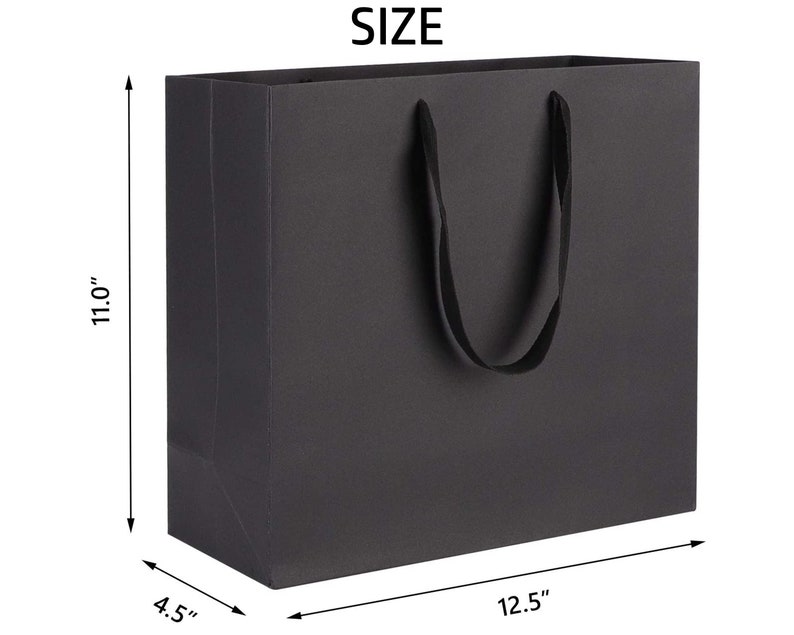 Happy Birthday Gift Bag Birthday Kraft Bag Personalized Etsy