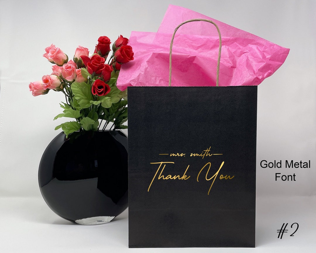 Thank You Gift Bag, Custom Gift Bag, Personalized Gift Bag, Gift Bag
