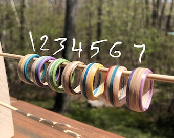 Recycled Skateboard Rings