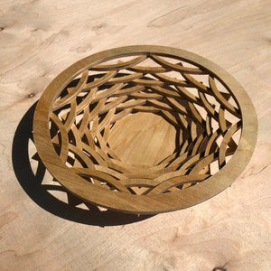 Layered Wooden Bowl