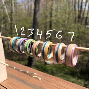 Recycled Skateboard Rings