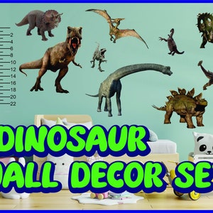 Dinosaur Wall Decor Set