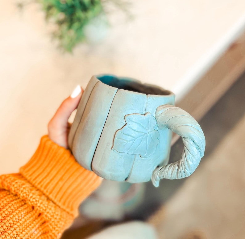 Pumpkin Mug Pottery Template for Slab Building/ 2 Sizes/ Instant PDF Download /printable - Etsy
