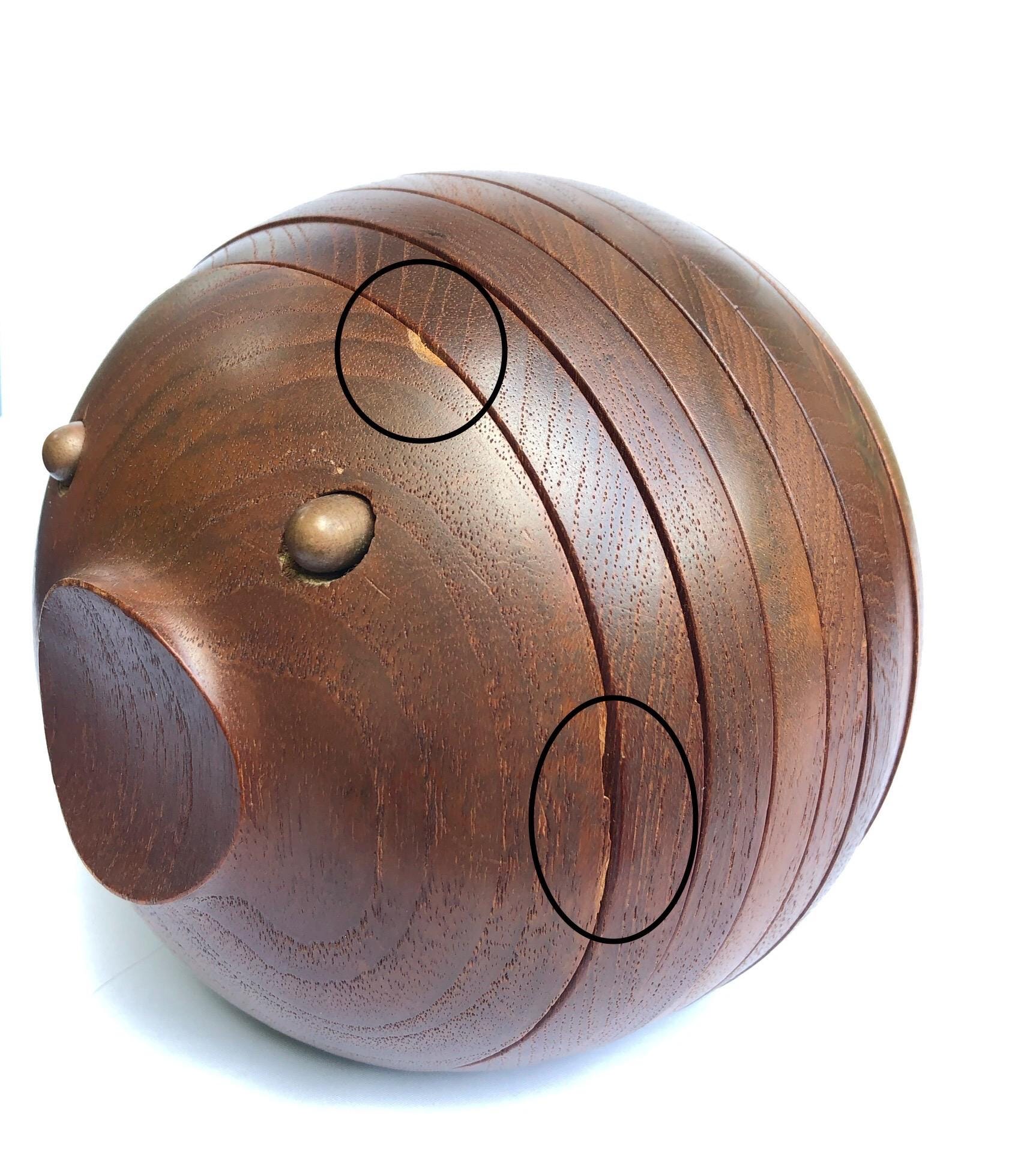 Ernst Henriksen Vintage Danish Mid Century Modern Teak 'puffer